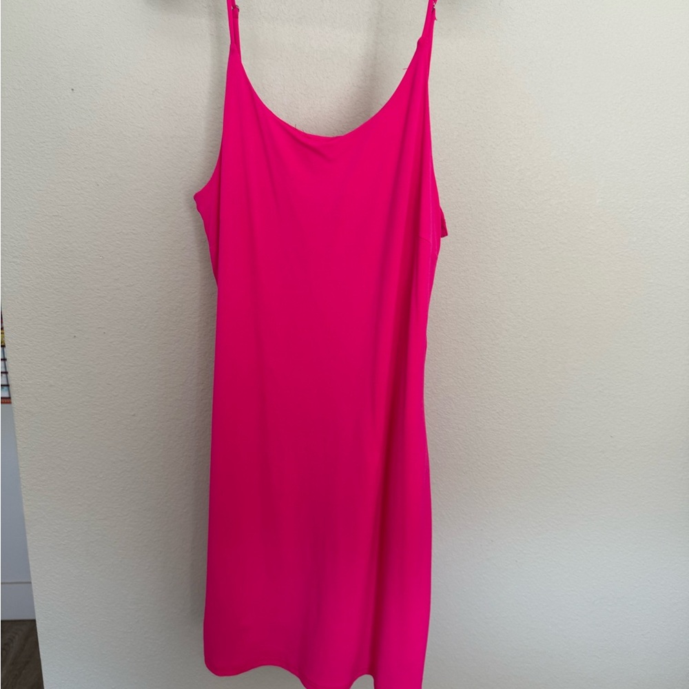 Mind Code Hot Pink Strappy Top